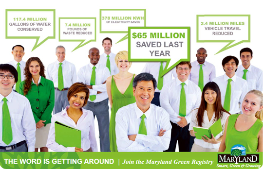 The Word is Getting Around: Join the Maryland Green Registry