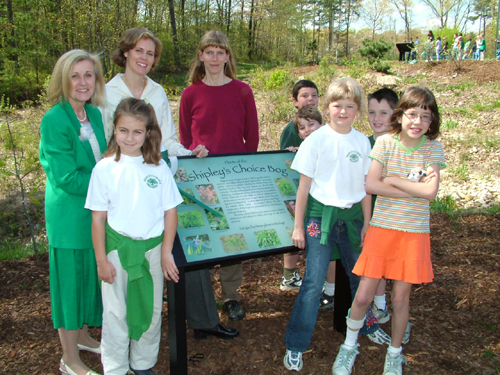 Shipley's Choice Elementary School Students Dedicate Bog  