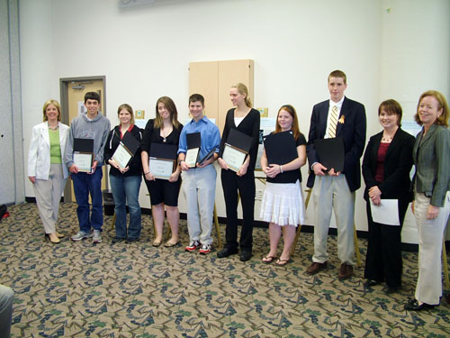 High School students at Green Focus Awards