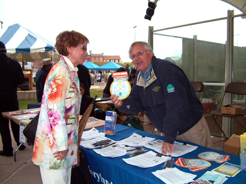 Photo of Don Mauldin at Earth Day event