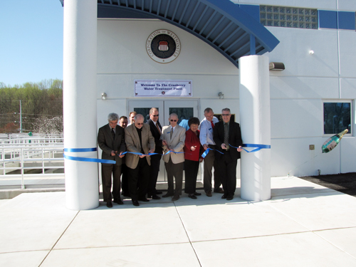 Ribbon cutting at new Westminster Cranberry Waste Water Treatment Plant