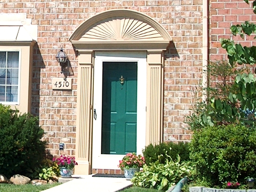 Photo of a townhouse door