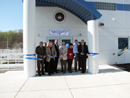 Ribbon cutting at new Cranberry Water Treatment Plant .