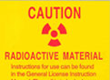 Label for general license device