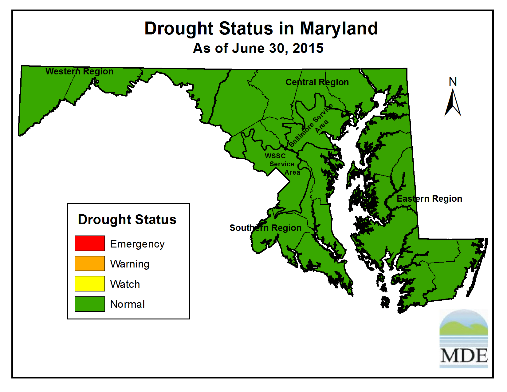 Drought Status as of June 30, 2015