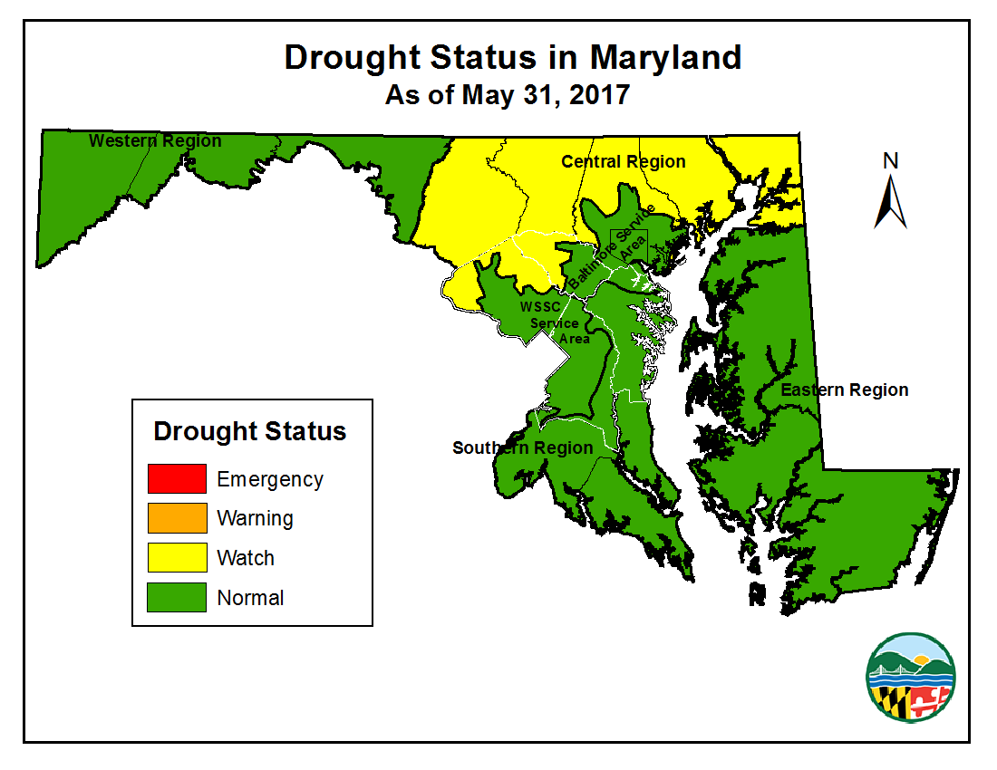 Drought Status as of 2017-05-31