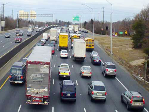 Photo of heavey traffic