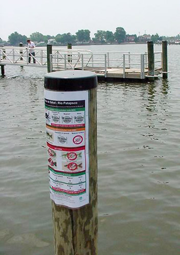 Fish advisory poster