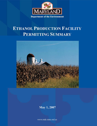 Ethanol Production Facility Permitting Summary
