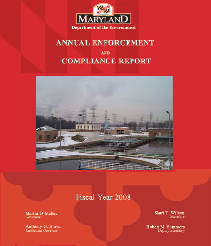 Photo of Enforcement Compliance Report Cover
