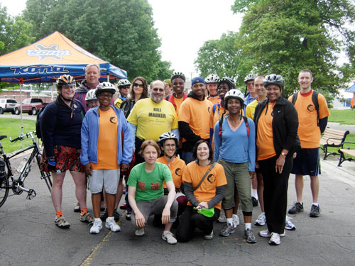 MDE organized the Carroll Park pit stop with the help of volunteers and supporting organizations. 