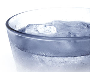 Photo of a glass of drinking water
