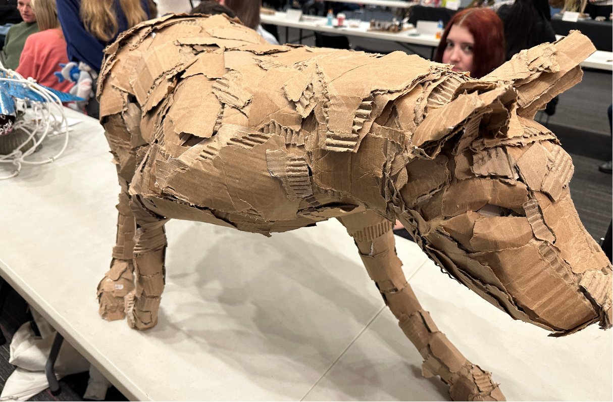 Header Image 2: Cardboard Animal