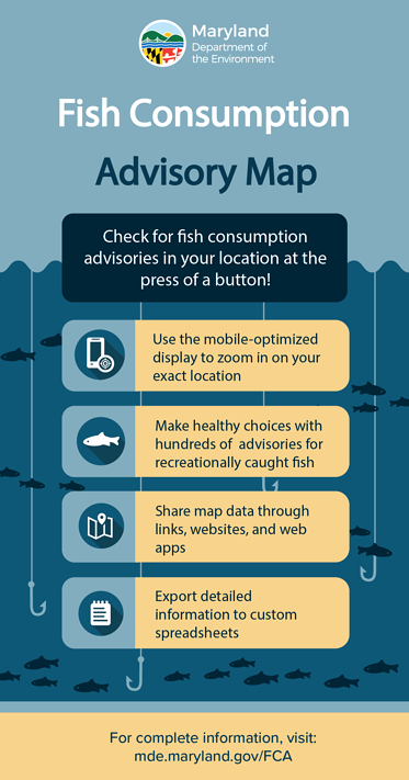 Fish Consumption Advisory Map - Check for fish consumption advisories in your location at the press of a button!