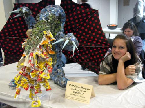 MDE 2011 Rethink Recycle Sculpture Contest Winner - Julianna Sharpless