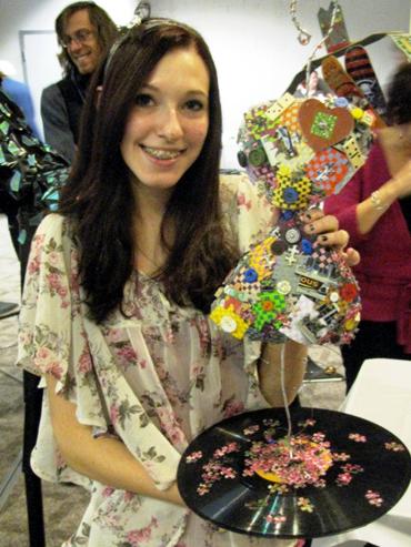 MDE 2011 Rethink Recycle Sculpture Contest Winner - Olivia Borum