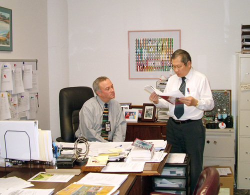 Photo of Gary Kelman and Stan Tsai