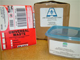 Photo of packages for sending mercury via mail