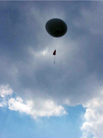 Closeup of ozone sonde