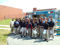Students from Calverton Middle School