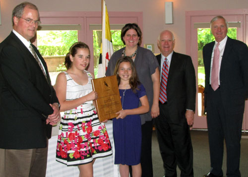 Students from Youth Action Corps, MDE Secretary Summers and U.S. Senator Cardin