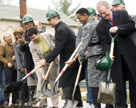 Breaking ground