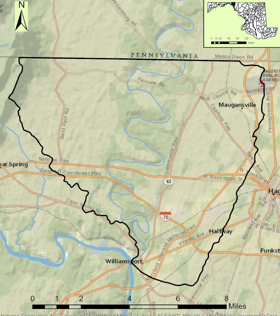 Conococheague Creek Map