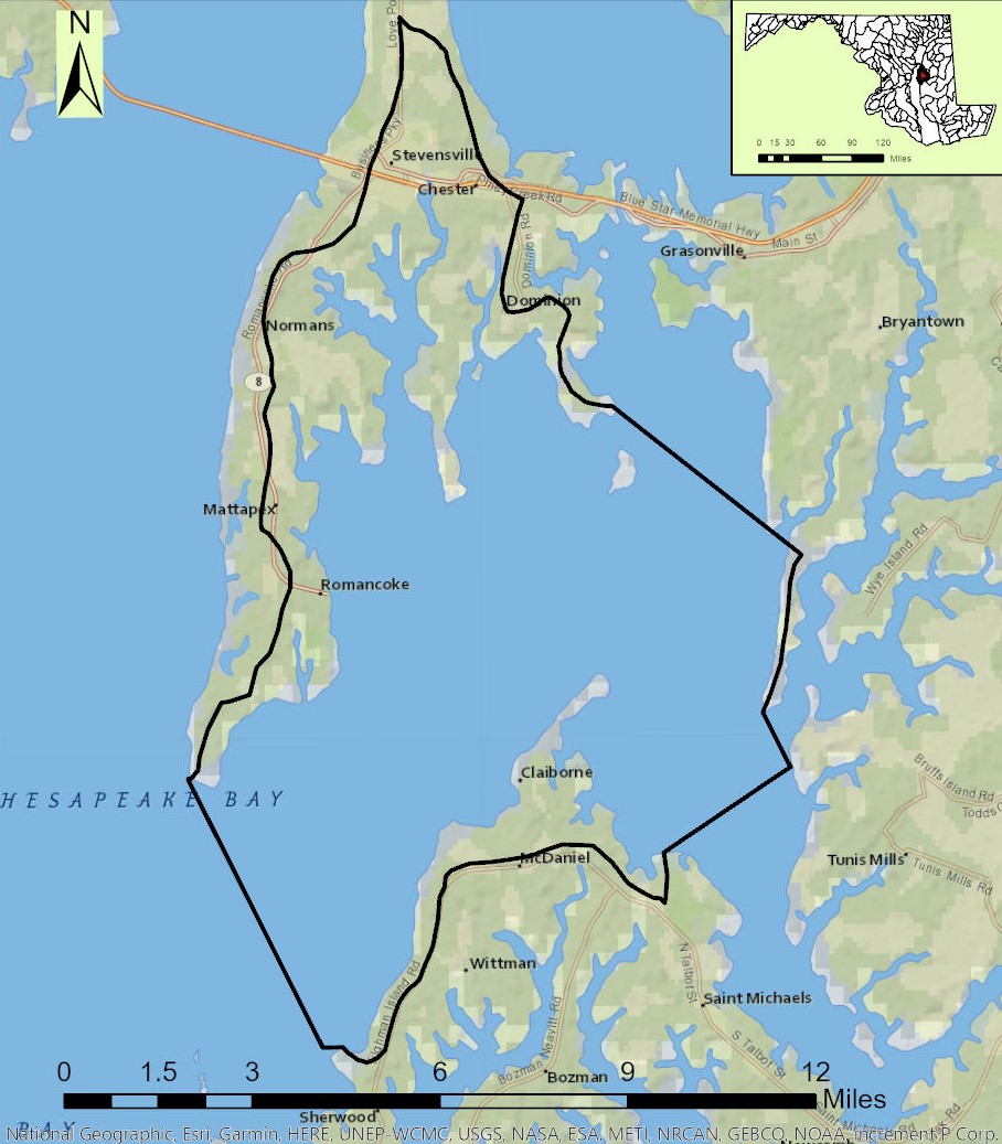 Eastern Bay Map