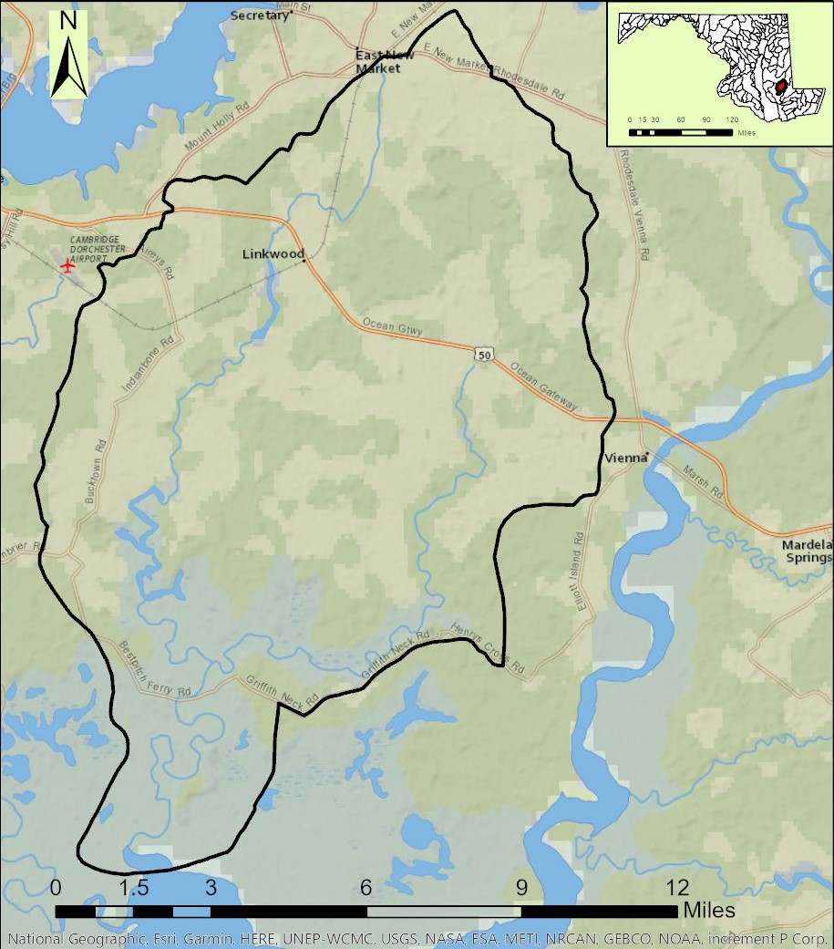 Transquaking River Map