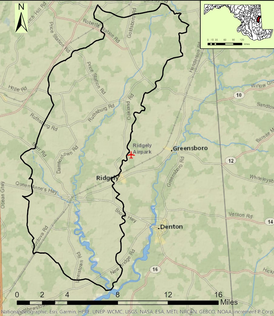 Tuckahoe Creek Map