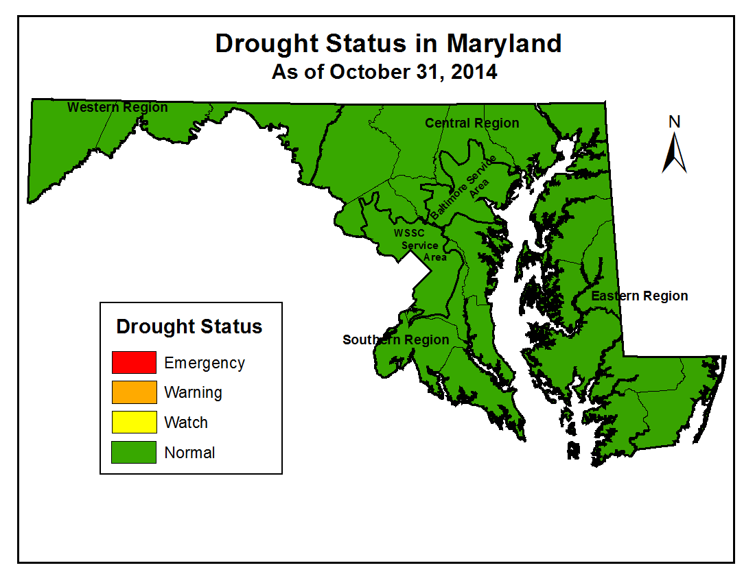 Drought Status as of October 31, 2014