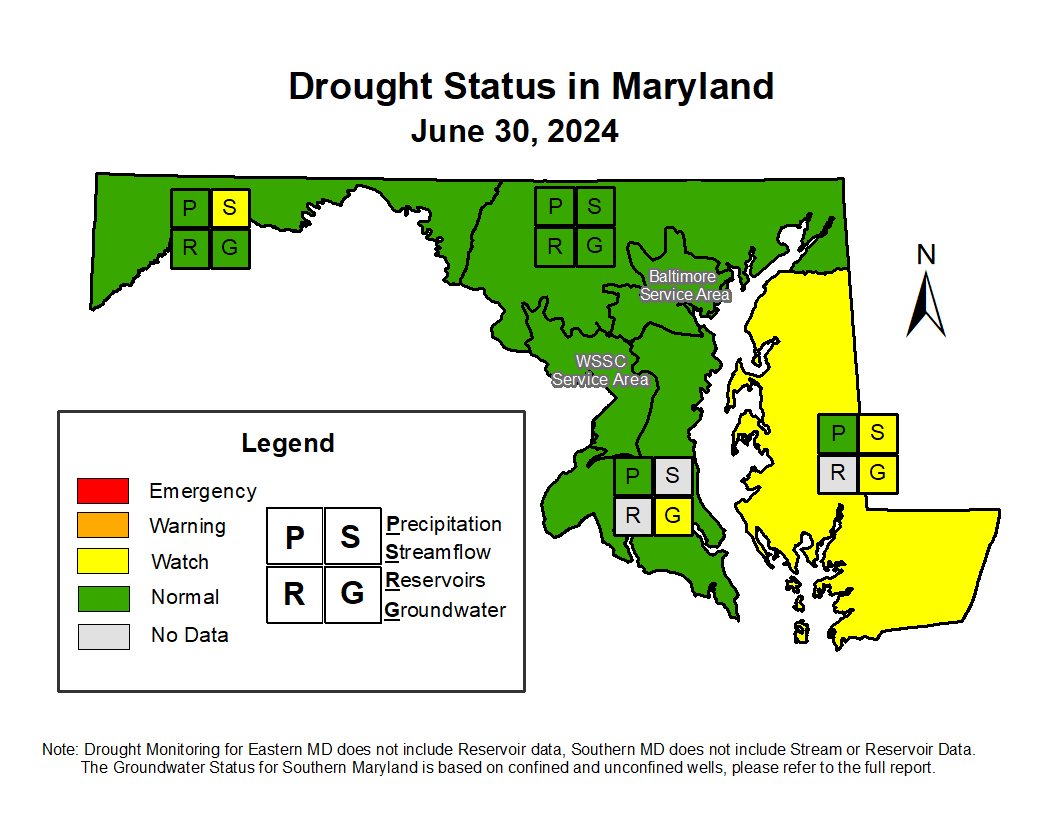 Drought Status Map