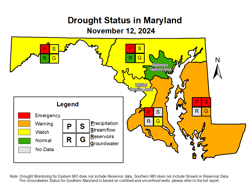 Drought Status Map