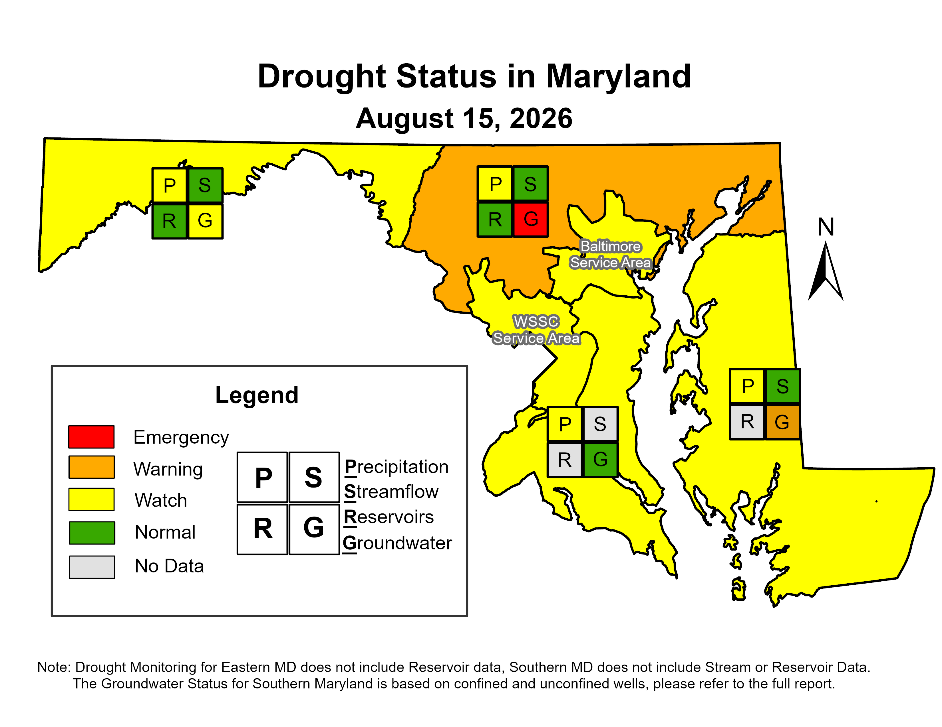 Drought Status Map
