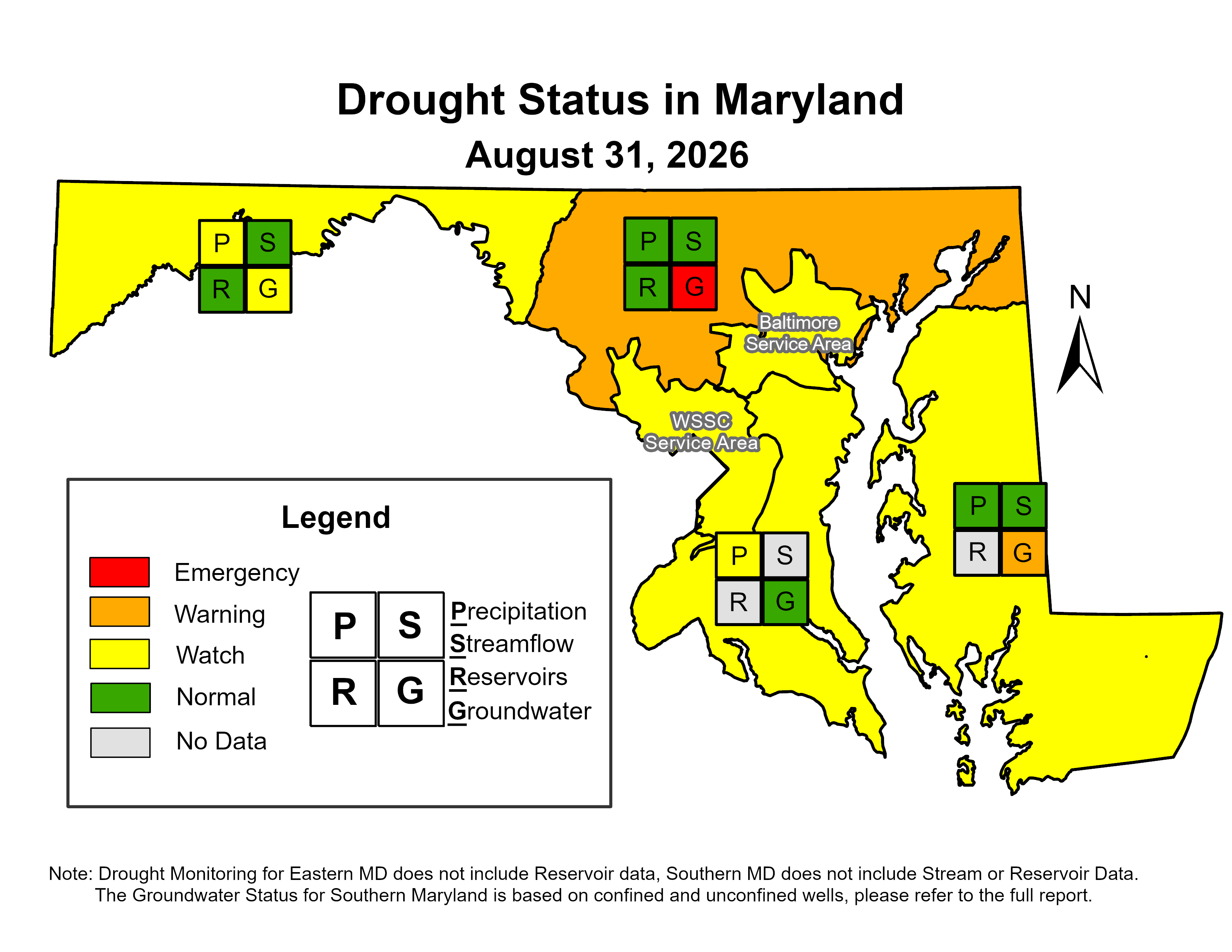 Drought Status Map