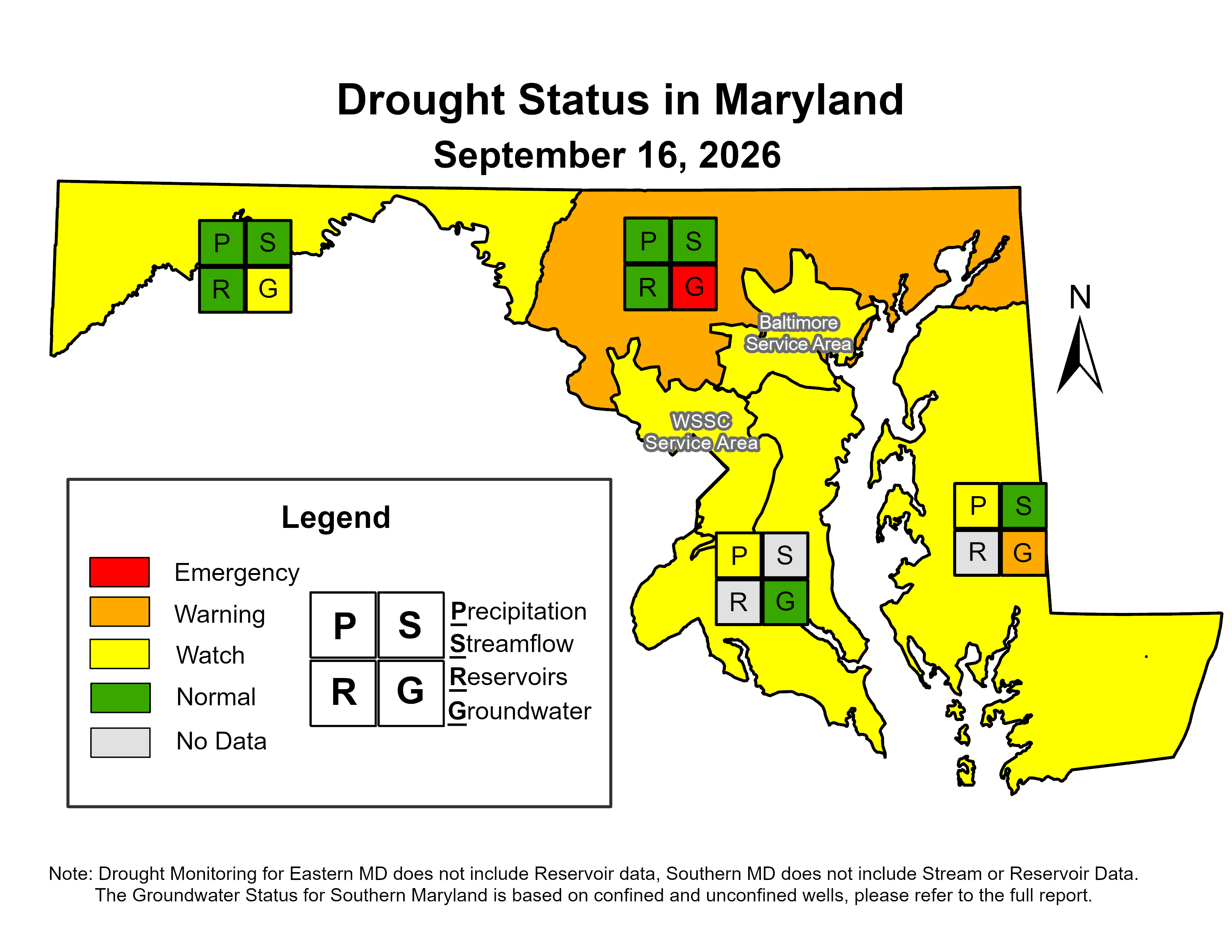 Drought Status Map