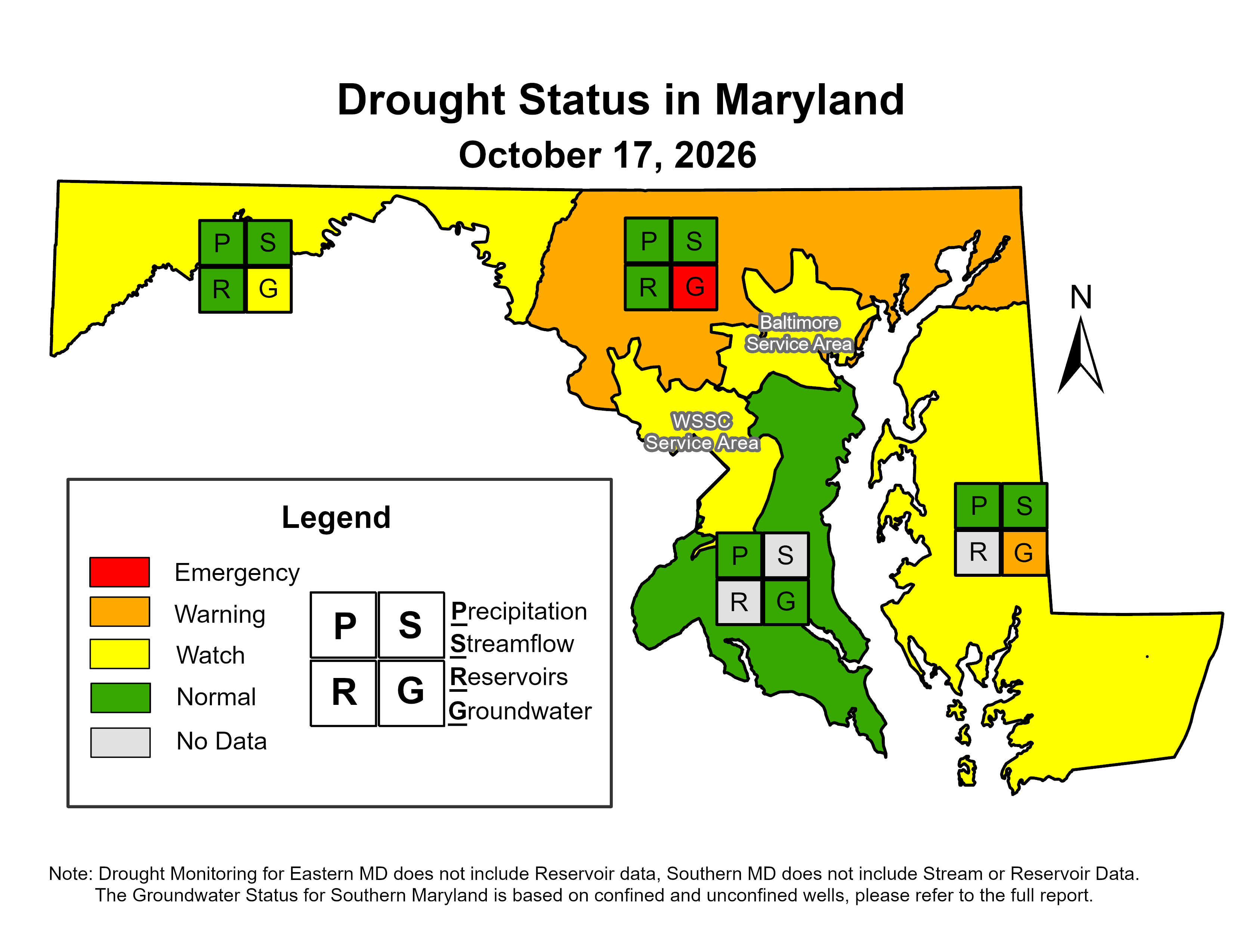 Drought Status Map