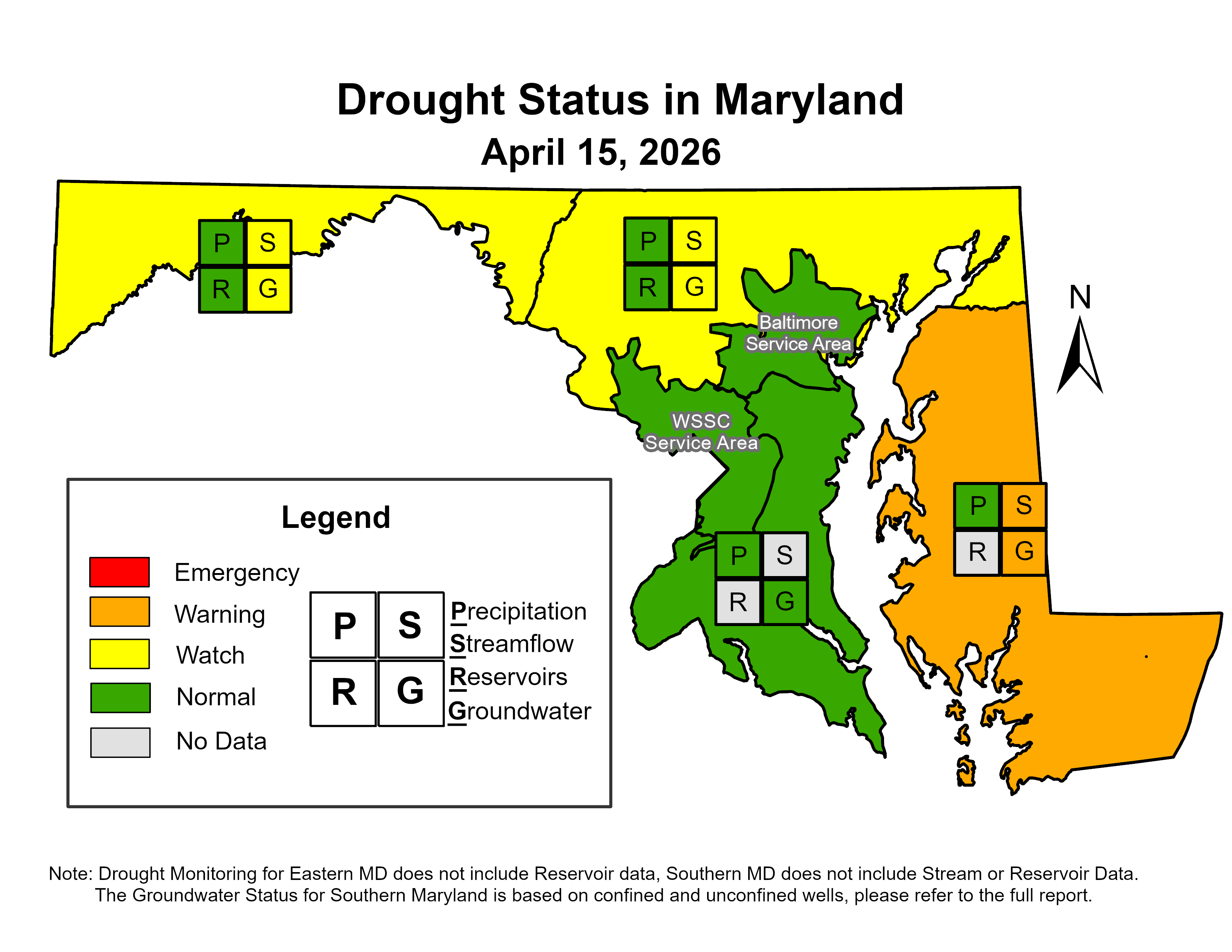 Drought Status Map